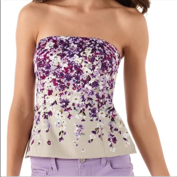 white house black market bustier top